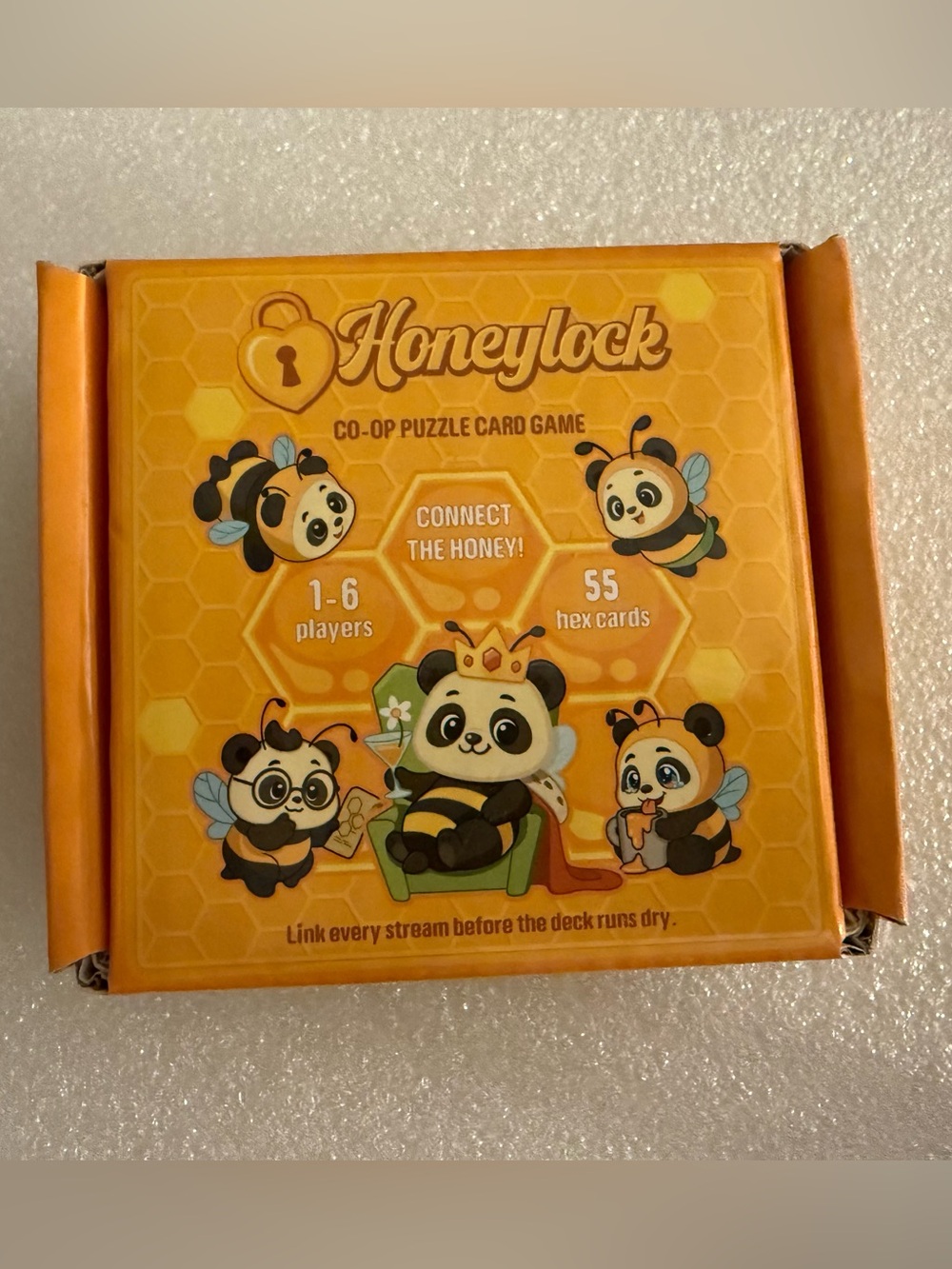 Honeylock Co-Op Puzzle Card Game Brand New Sealed Hex Strategy {NEW}